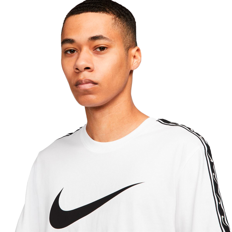 Tricou bărbătesc Nike M NSW REPEAT SW SS TEE M Alb photo 2