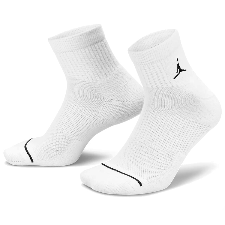 Носки Унисекс Nike U J ED CUSH POLY ANKLE 3PR 144 M Белый photo 2