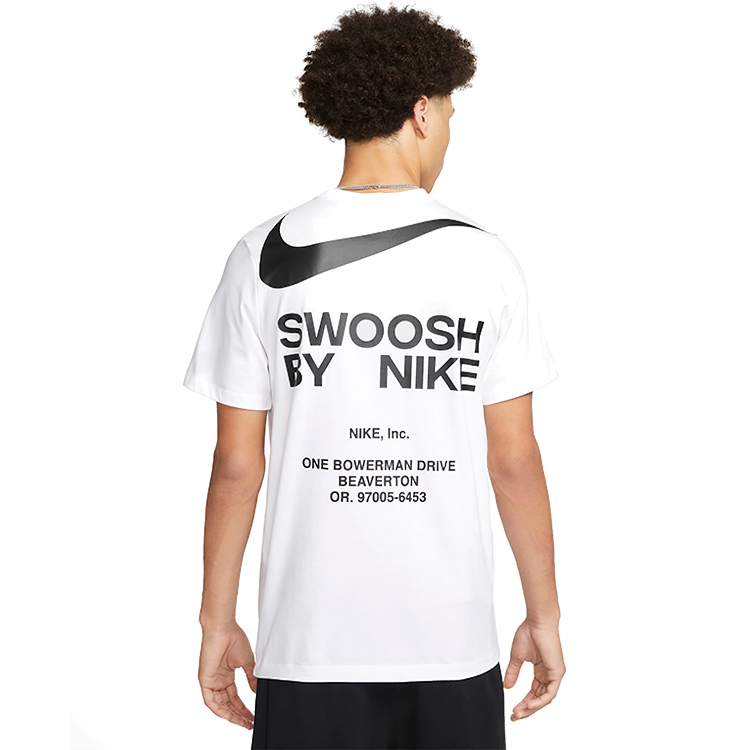 Tricou bărbătesc Nike M NSW TEE BIG SWOOSH 2XL Alb photo 2