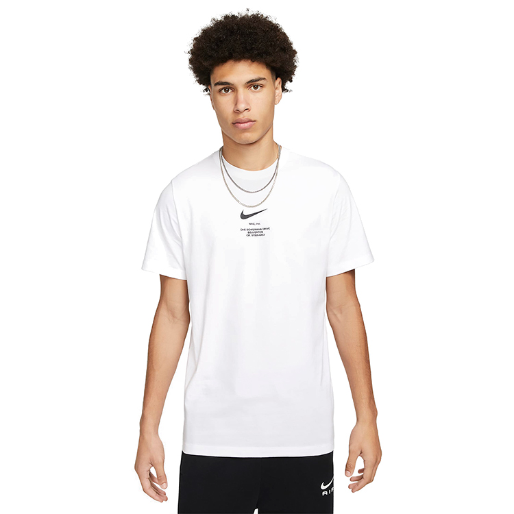 Tricou bărbătesc Nike M NSW TEE BIG SWOOSH 2XL Alb photo 3