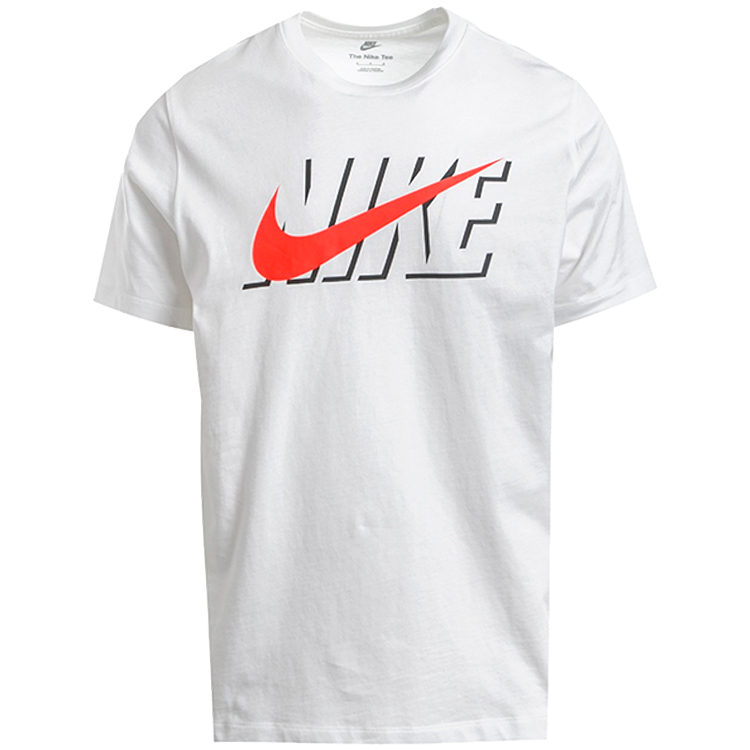 Tricou bărbătesc Nike M NSW TEE SWOOSH BLOCK XL Alb photo 1 Tricou bărbătesc Nike M NSW TEE SWOOSH BLOCK XL Alb photo 1