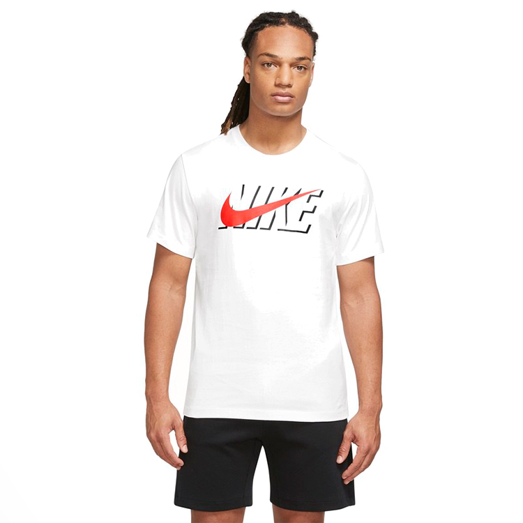 Tricou bărbătesc Nike M NSW TEE SWOOSH BLOCK XL Alb photo 3