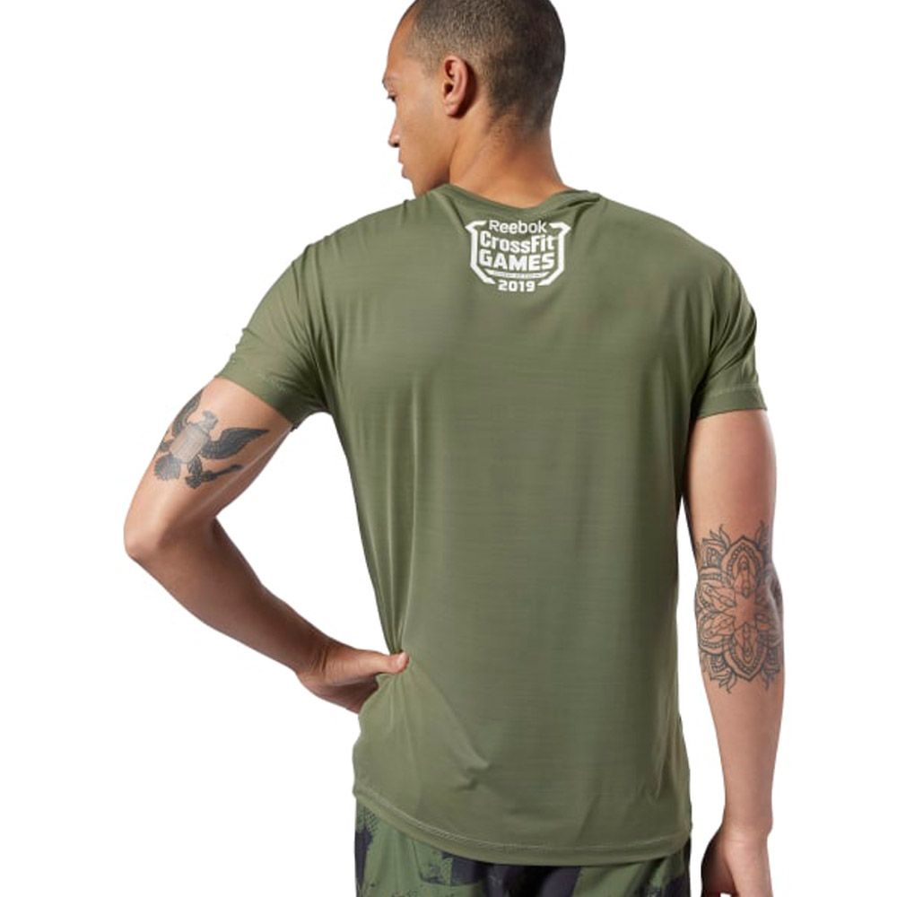 Tricou bărbătesc Reebok RC ActivChill Tee Games S Verde photo 2