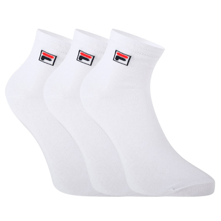 Носки Унисекс Fila QUARTER SOCKS 3 PACK 43-46 Белый photo 2