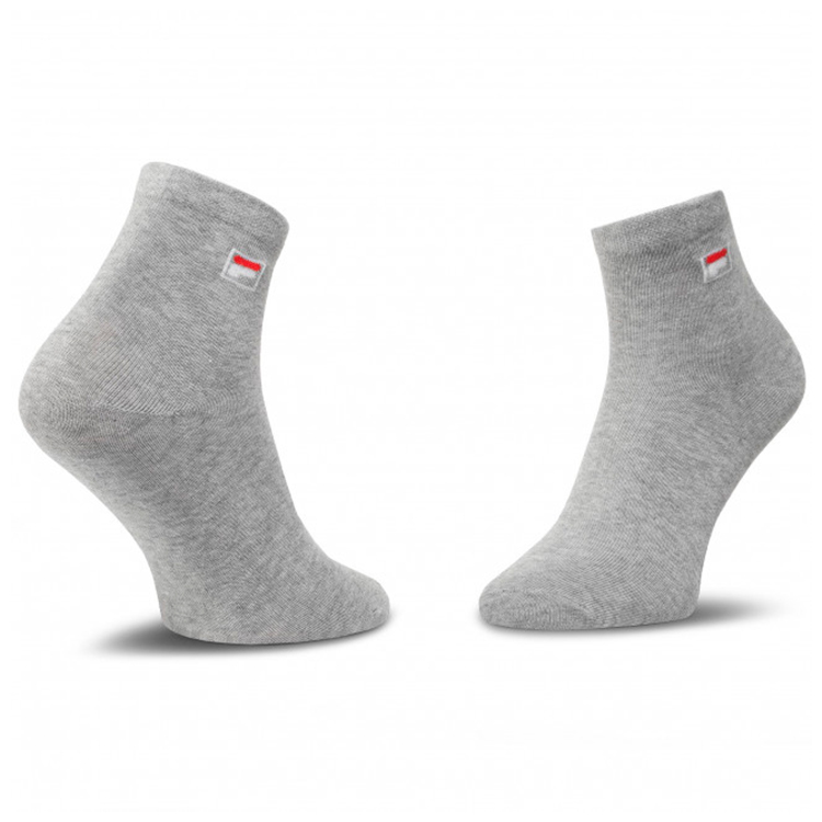 Носки Унисекс Fila QUARTER UNISEX 3 PAIRS PER PACK 35-38 Черный/Белый/Серый photo 4