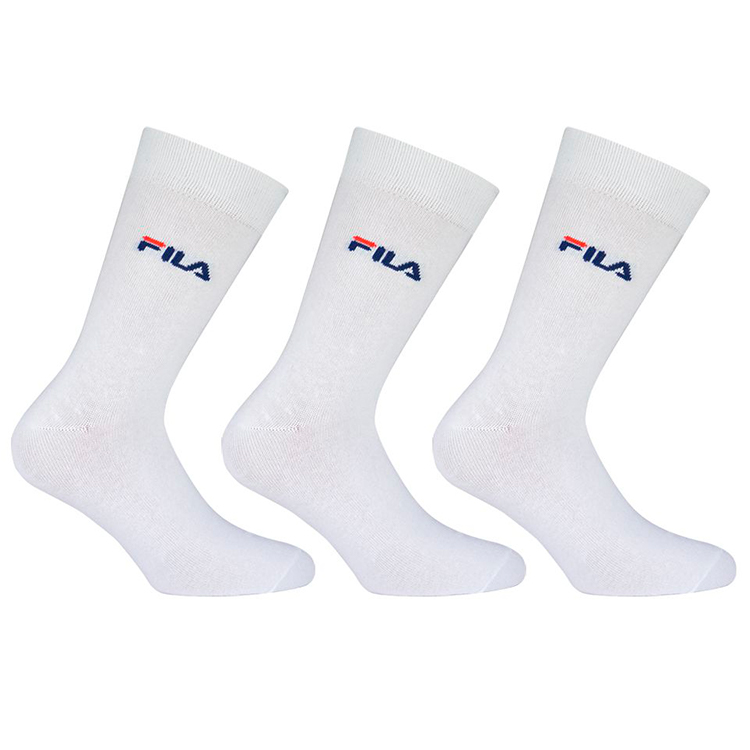 Sosete Unisex Fila NORMAL SOCKS 3 PACK 39-42 Alb photo 4