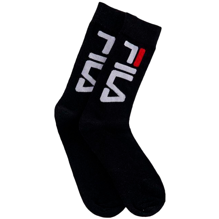 Носки Унисекс Fila UW NORMAL SOCKS URBAN 2 PACK 35-38 Черный photo 2