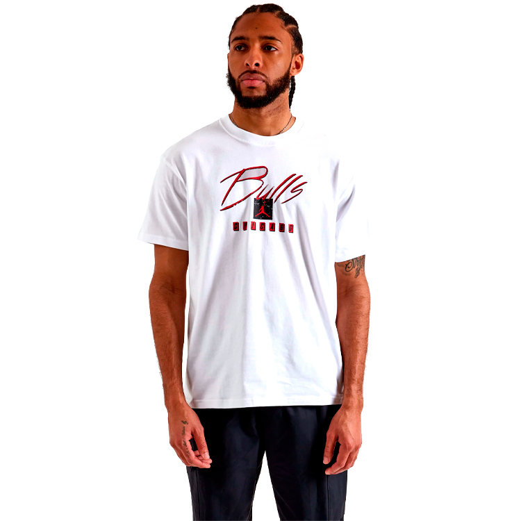 Tricou bărbătesc Nike CHI M CTS STMT M90 SSTEE XS Alb photo 3