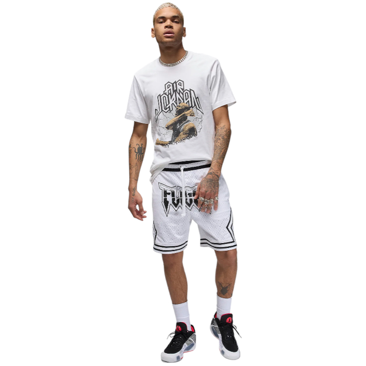 Tricou Nike M J SPRT SS DF GFX CREW S Alb Barbati photo 4