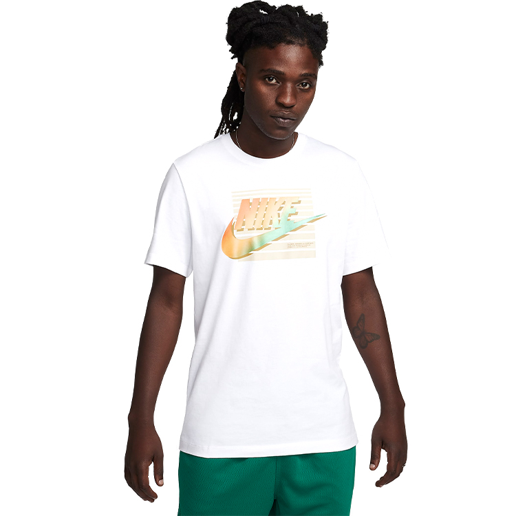 Tricou bărbătesc Nike M NSW TEE 6MO FUTURA XL Alb photo 2
