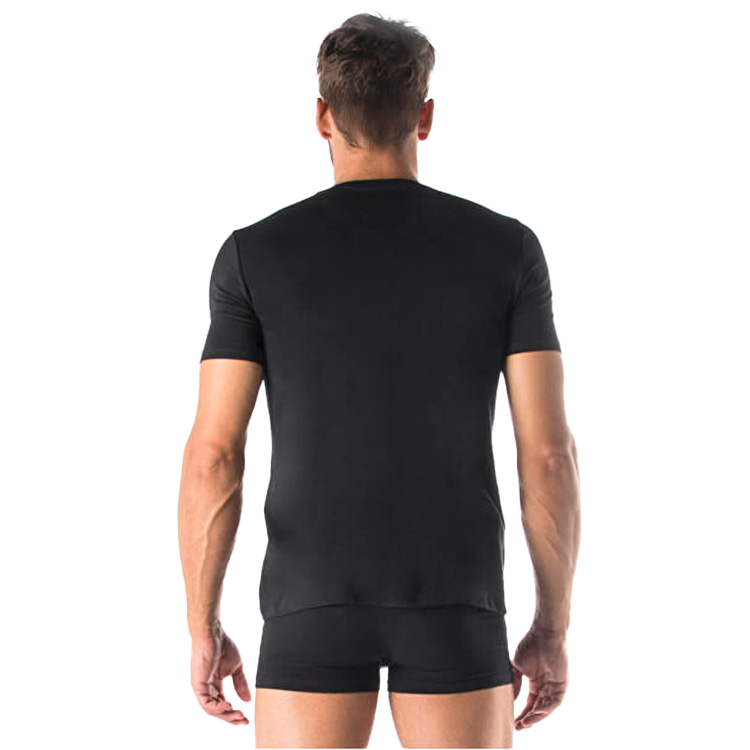 Tricou bărbătesc Fila MAN UNDERSHIRT ROUND NECK WITH LOGO PRINT S Negru photo 3