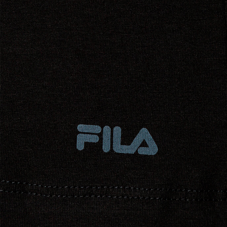 Tricou bărbătesc Fila MAN UNDERSHIRT ROUND NECK WITH LOGO PRINT S Negru photo 4