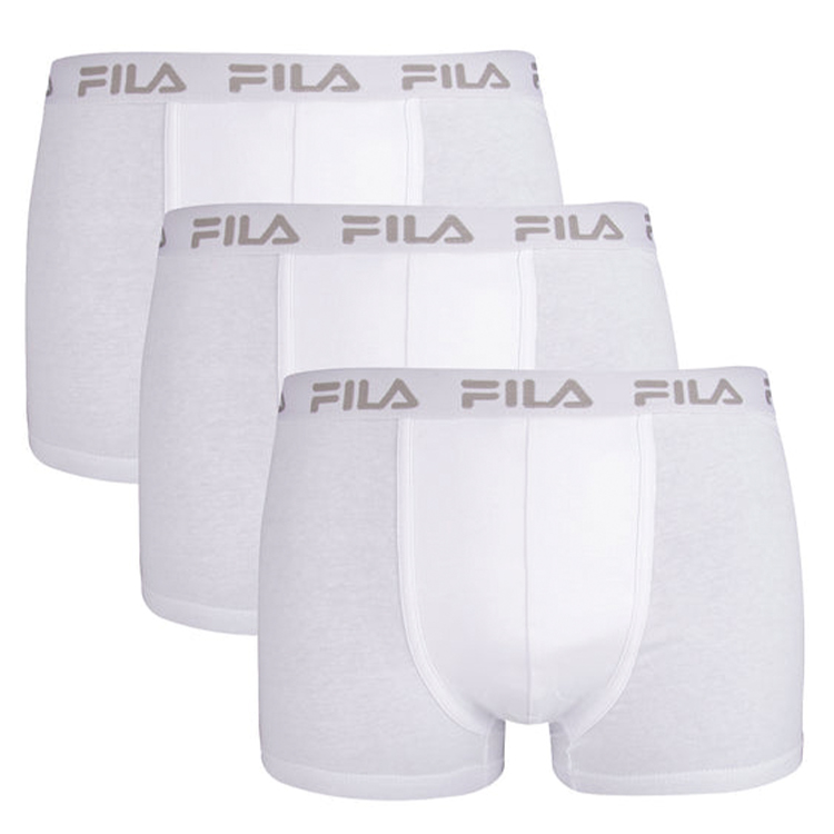 Boxeri Fila UW BOXER 2 PACK ELASTIC S Alb Barbati photo 3