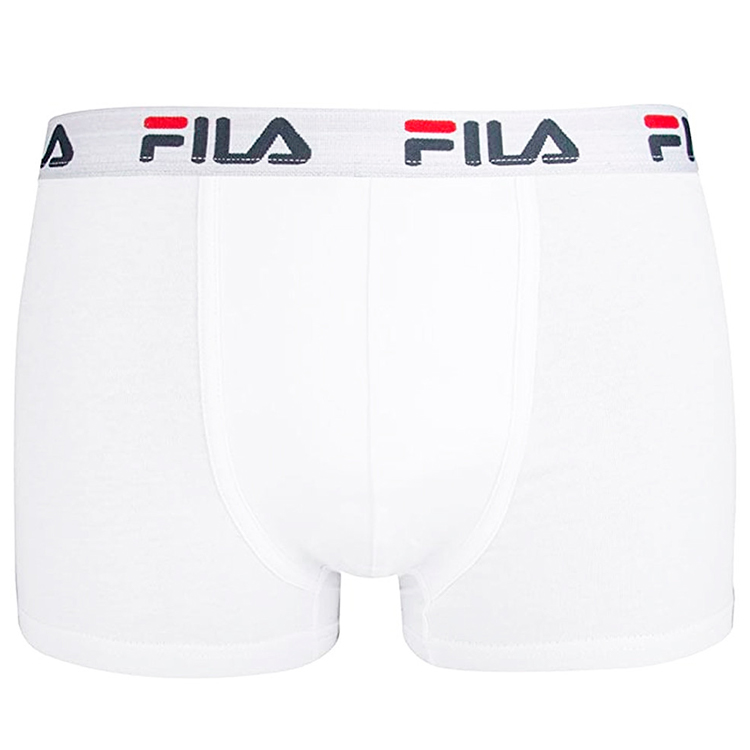 Трусы мужские боксер Fila UW MAN BOXER 2 PACK ELASTIC WITH LOGO XXL Белый Мужской photo 2