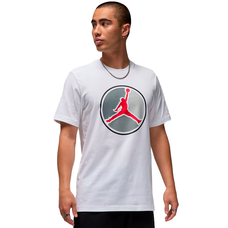 Tricou bărbătesc Nike M J JUMPMAN HBR SS CREW M Alb photo 2