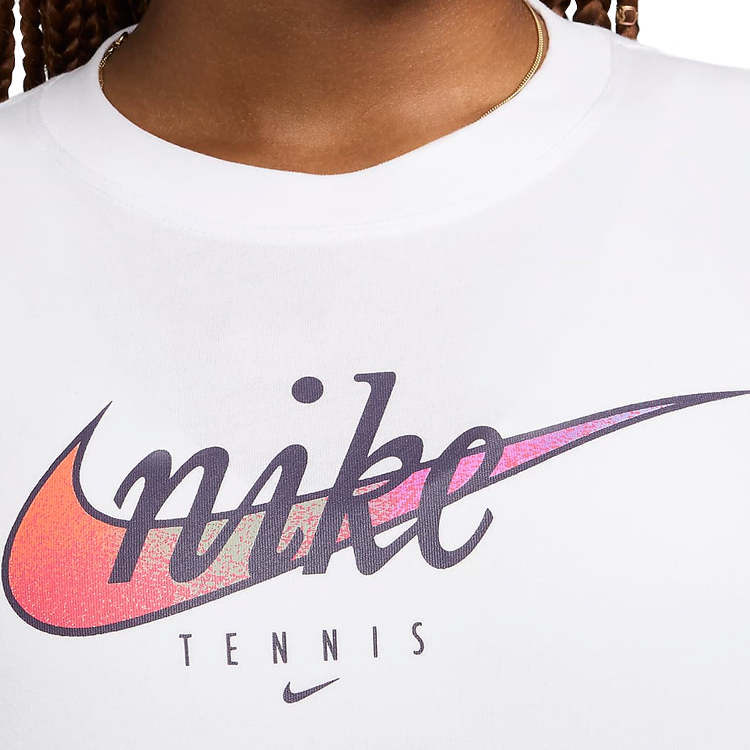 Tricou Nike W NK DF SLAM SS TEE L Alb Femei photo 3