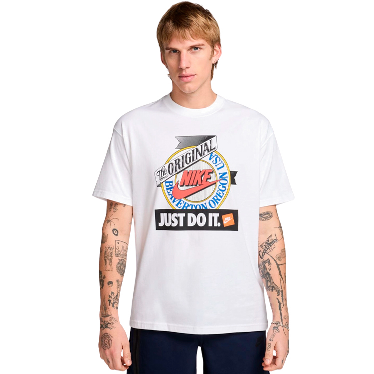 Tricou bărbătesc Nike U NSW TEE M90 TEST PRINT L Alb photo 2