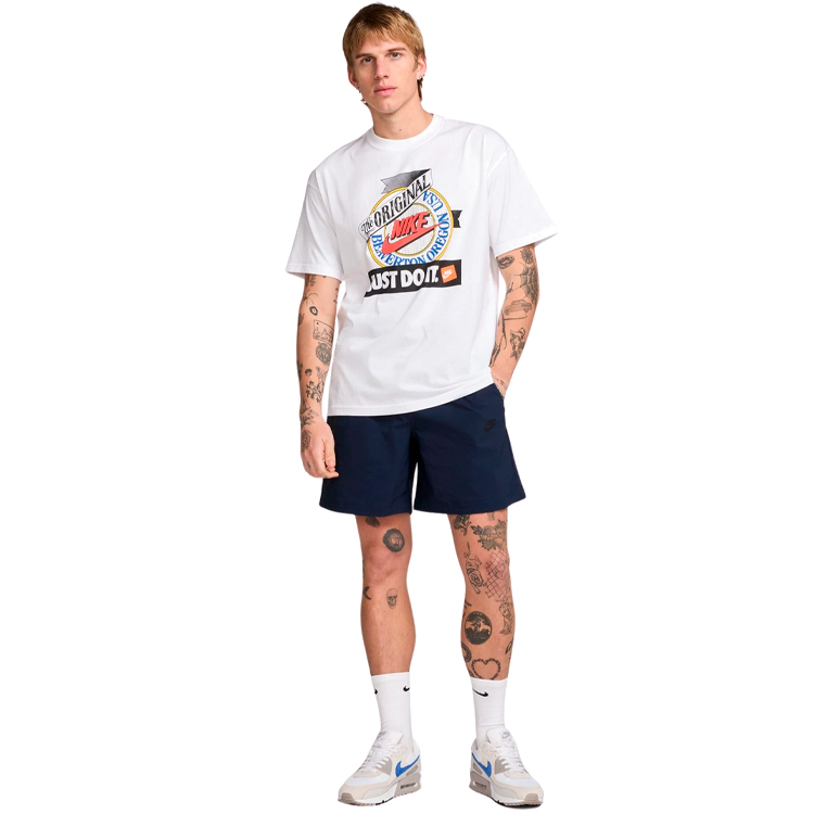 Tricou bărbătesc Nike U NSW TEE M90 TEST PRINT L Alb photo 5