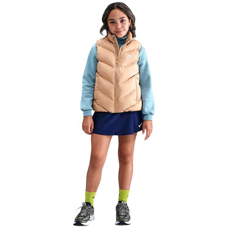 Vesta Nike K NSW TF ADP PUFFER VEST XS Maro Femei photo 4