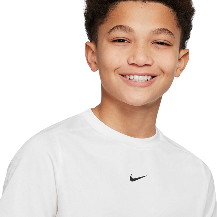 Tricou Nike B NK DF MULTI SS TOP LBR HTHR M Alb Barbati photo 4
