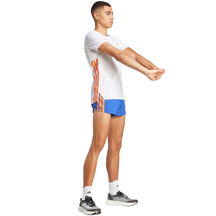 Футболка мужская Adidas ADIZERO TEE M S Белый photo 2