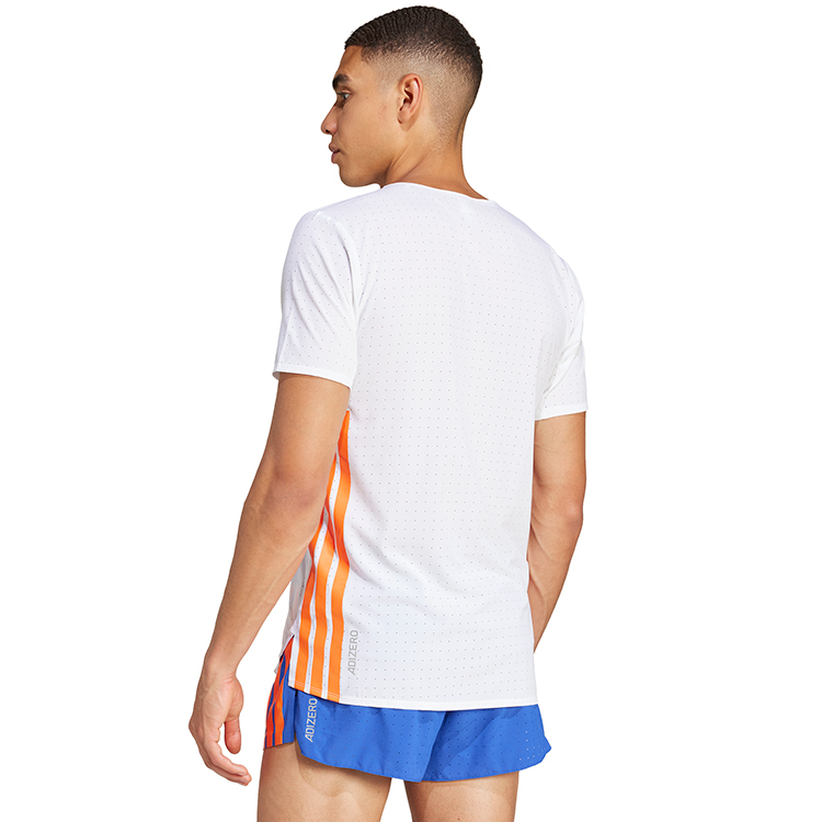 Футболка мужская Adidas ADIZERO TEE M S Белый photo 3