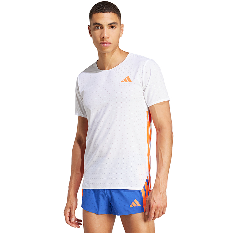 Футболка мужская Adidas ADIZERO TEE M S Белый photo 4