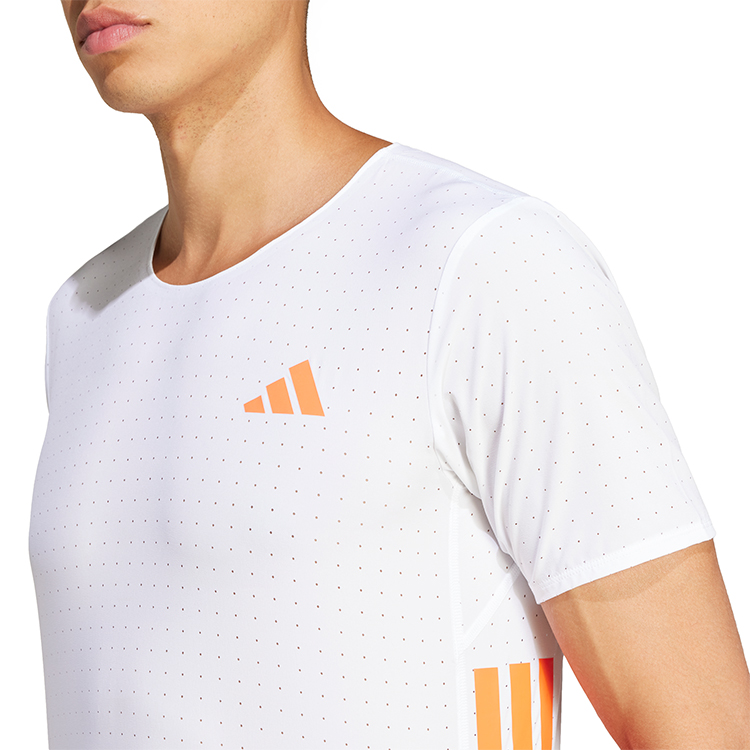 Футболка мужская Adidas ADIZERO TEE M S Белый photo 5