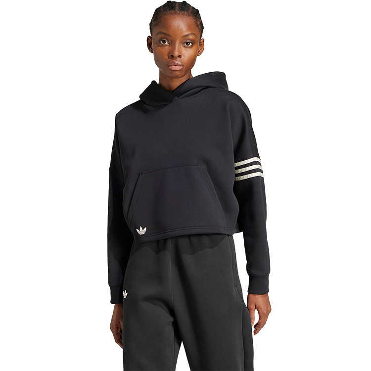 Hanorac Adidas NEUCL HOODIE M Negru Femei photo 3
