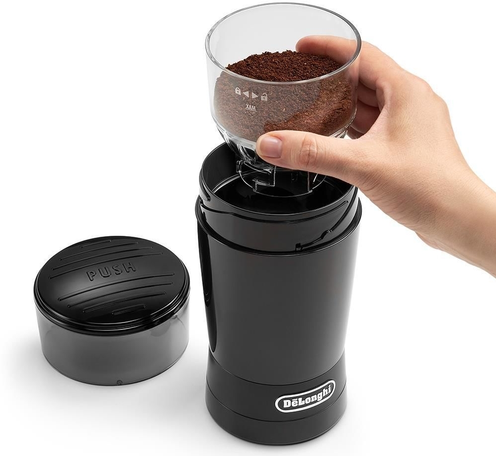 Risnita de cafea Delonghi KG200 Rotativ / Negru photo 4