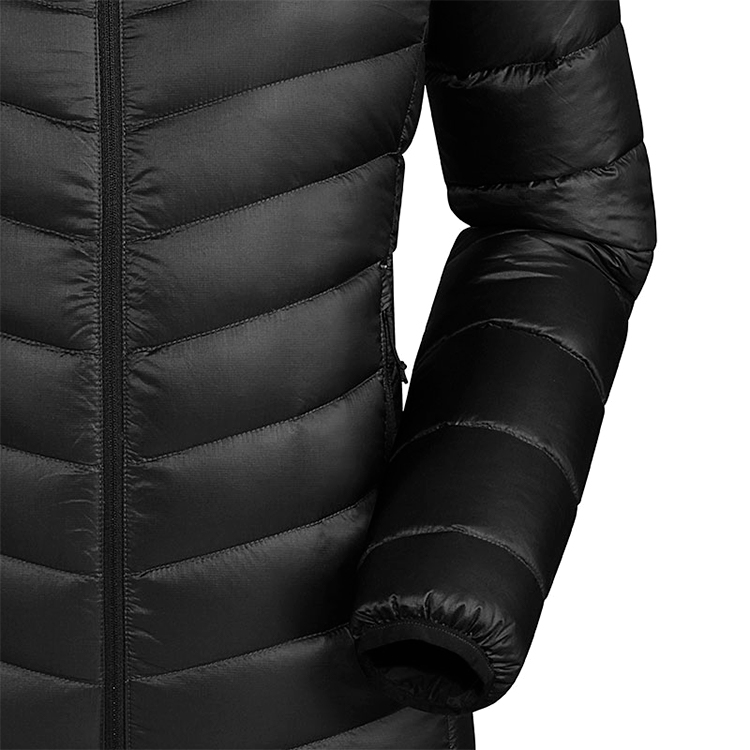 Scurta Kailas Lightweight Goose Down Hooded Jacket Womens S Negru Femei photo 3