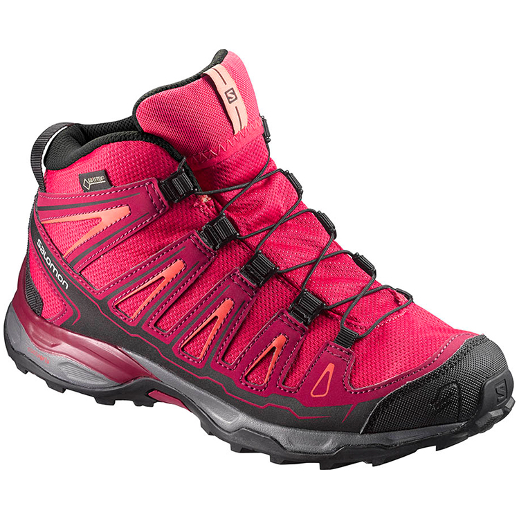Ботинки Salomon X-ULTRA MID GTX J / Женский / 32 / Красный photo 3