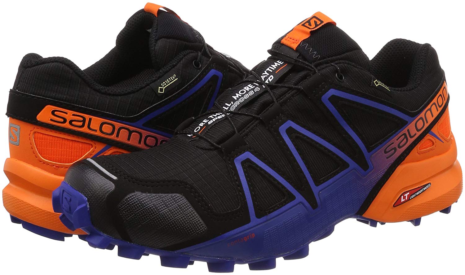 Кроссовки Salomon SPEEDCROSS 4 GTX / Мужской / 44.5 / Черный/Синий photo 3