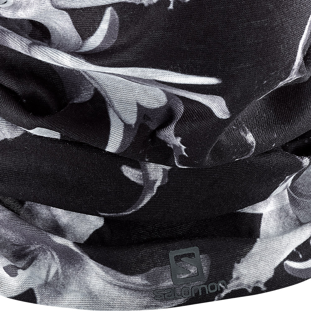 Buff Salomon MULTIFUNCTIONALA Negru-alb photo 2