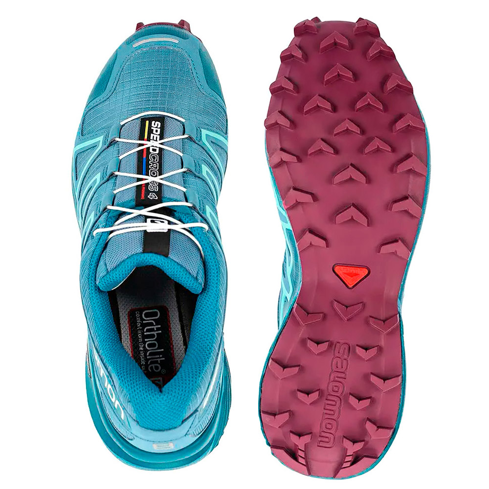 Incaltaminte Sport Salomon SPEEDCROSS 4  pt Femei / 40.5 / Bleu photo 3