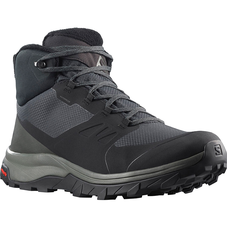 Ботинки Salomon OUTsnap CSWP / Мужской / 44.5 / Черный photo 3