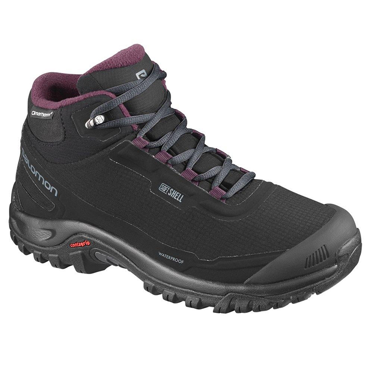Ghete Salomon SHOES SHELTER CS WP pt Femei / 36.5 / Negru photo 2