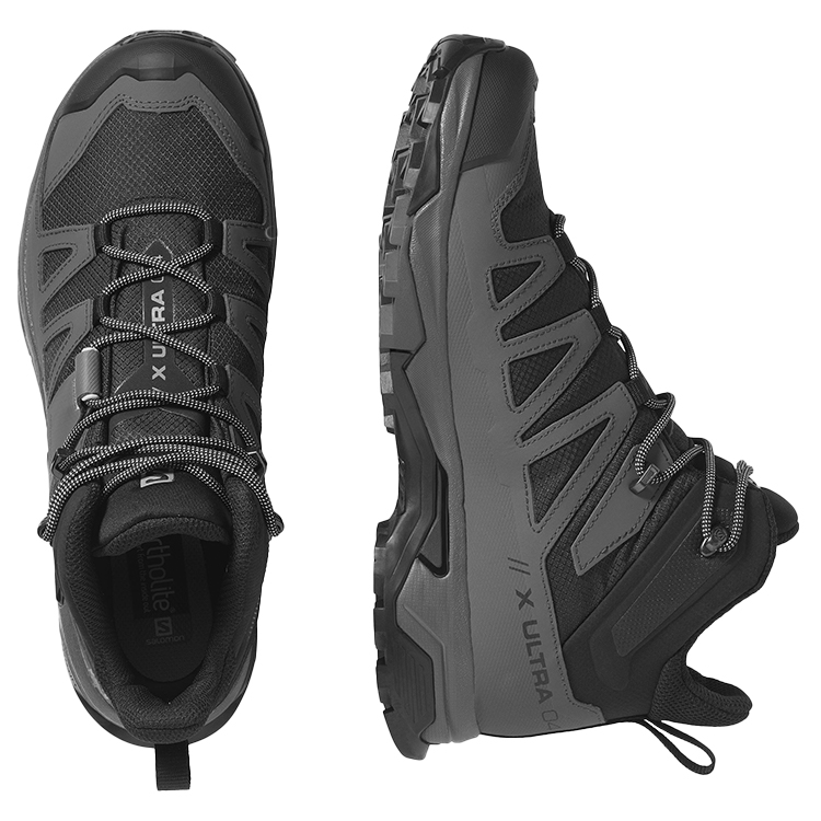 Ботинки Salomon X ULTRA 4 MID WIDE GTX / Мужской / 45.5 / Черный/Серый photo 5