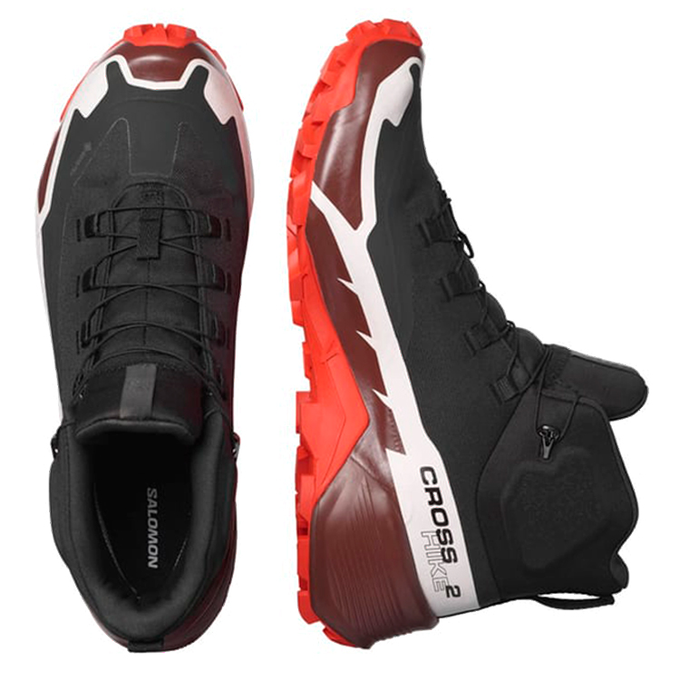 Ботинки Salomon SHOES CROSS HIKE MID GTX 2 / Мужской / 46.5 / Черный/Красный photo 3