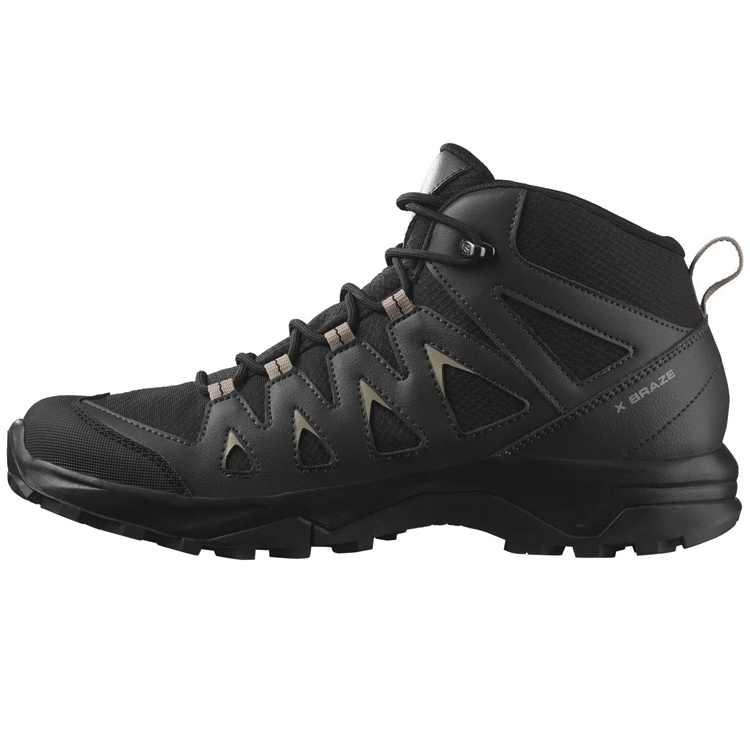 Ghete Salomon X BRAZE MID GTX pt Barbati / 45.5 / Negru-gri photo 2