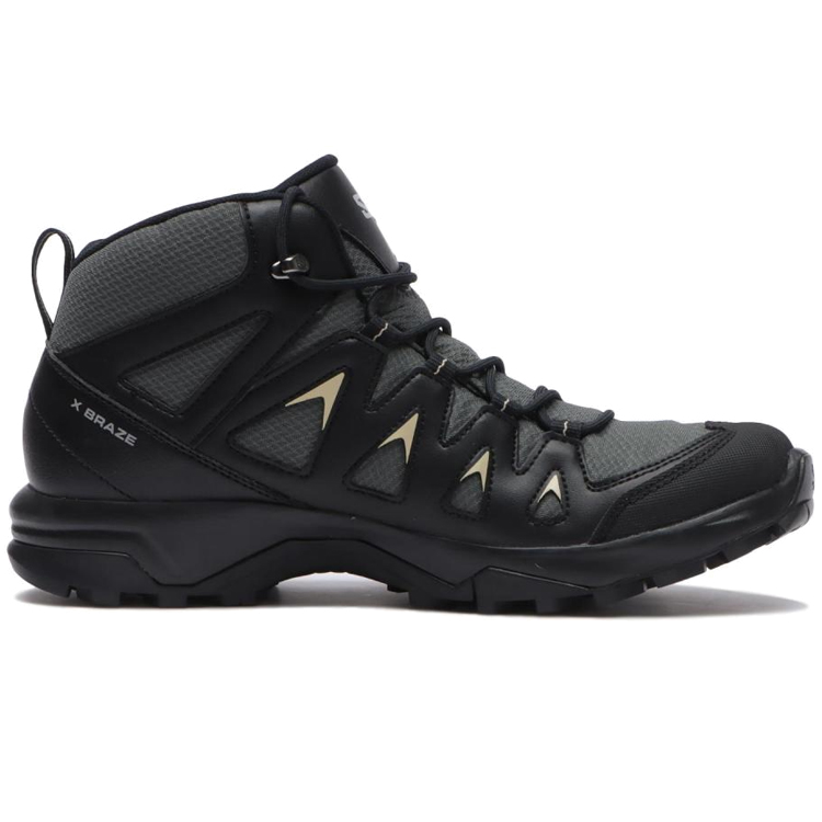 Ghete Salomon X BRAZE MID GTX pt Barbati / 41.5 / Gri-nergu photo 2