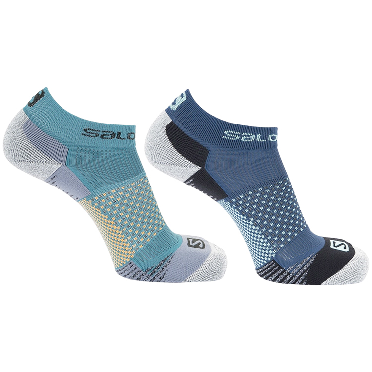 Sosete Unisex Salomon CROSS 2-PACK 42-44 Albastru photo 3