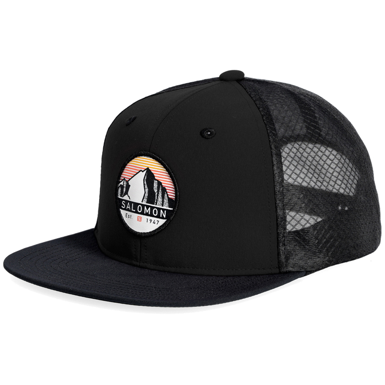 Chipiu Salomon CAP TRUCKER FLAT CAP S/M Negru photo 1 Chipiu Salomon CAP TRUCKER FLAT CAP S/M Negru photo 1