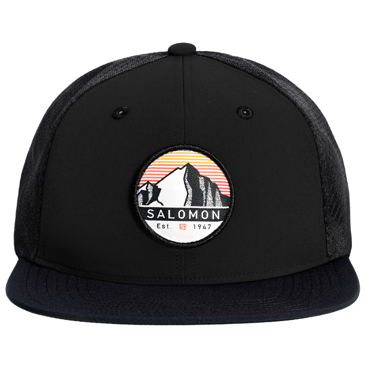 Chipiu Salomon CAP TRUCKER FLAT CAP S/M Negru photo 3