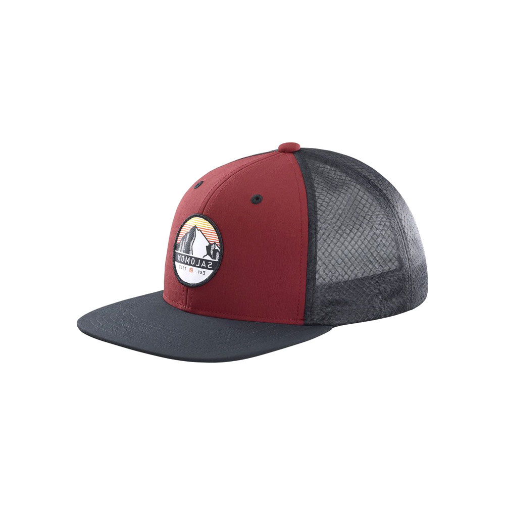 Chipiu Salomon CAP TRUCKER FLAT CAP S/M Bordo photo 1