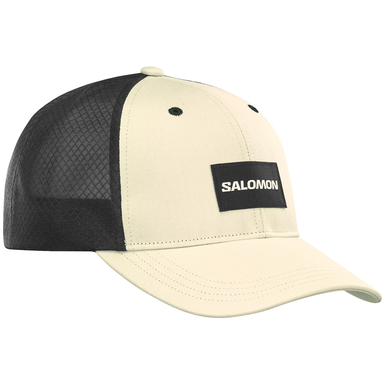 Chipiu Salomon CAP TRUCKER CURVED CAP S/M Bej-negru photo 1 Chipiu Salomon CAP TRUCKER CURVED CAP S/M Bej-negru photo 1