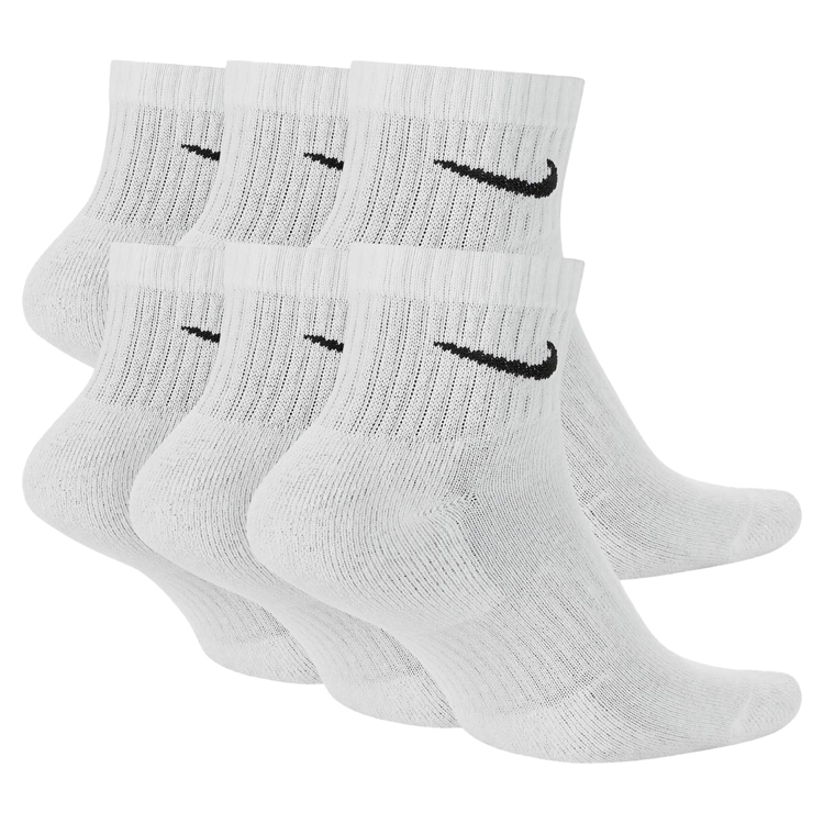 Sosete Barbati Nike U NK EVERYDAY CUSH ANKL 6PR-BD XL Alb photo 2