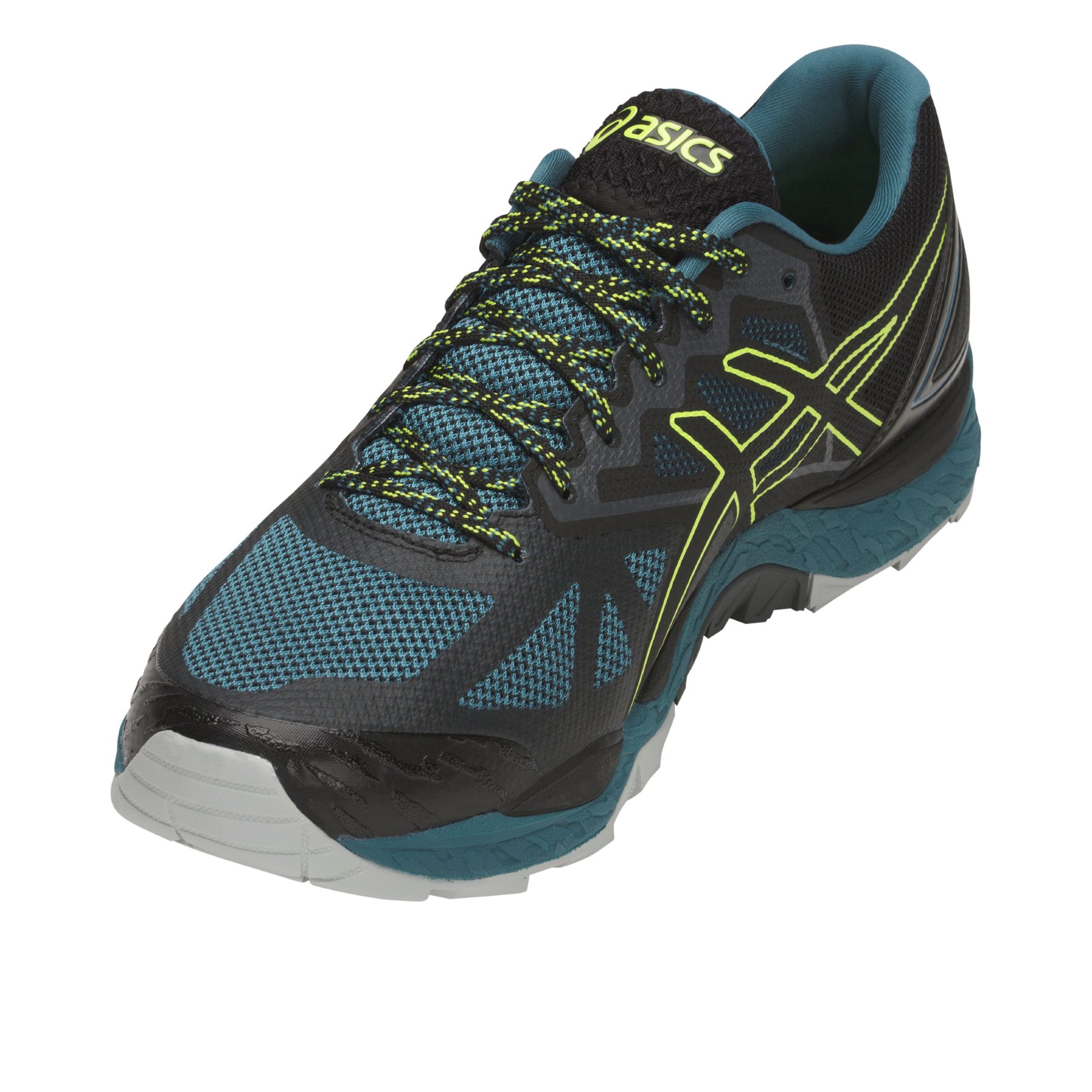 Кроссовки Asics GEL-FujiTrabuco 6 / Мужской / 41.5 / Черный/Бирюзовый photo 4