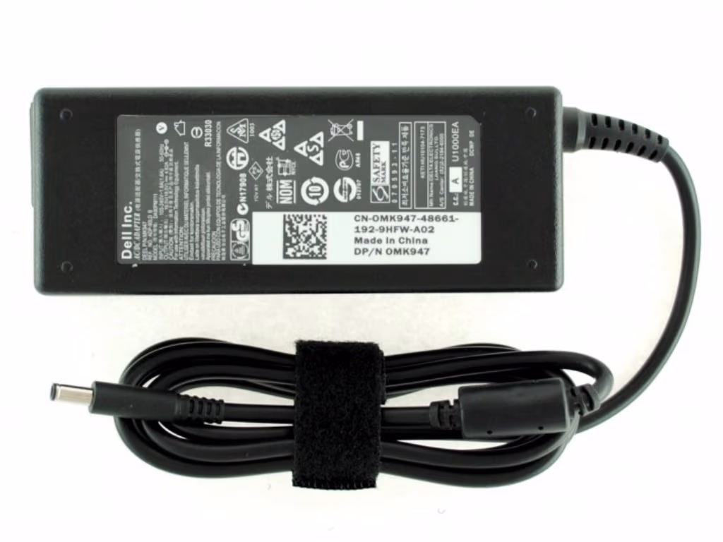 DELL  AC Adapter - European 90W AC Adapter with power cord (Kit) 6GYVK for Inspiron 3421, 3521, 5523, 5537, 5520, 5521, 5537, 5545, 5547; Latitude 3330, 3340, 3440, E5250, E5400, E5410, E5420, E5440,  E5550, E5540, XPS14, Vostro 1540, 2520, 2521, 3450, 35 