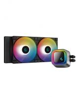 Sistem de racire lichid DEEPCOOL LS520 / Universal / 240W / fans: 500~2250pm, pump: 2400rpm / 17.6~32.9 dBA / 85.85CFM / Black thumbnav 1